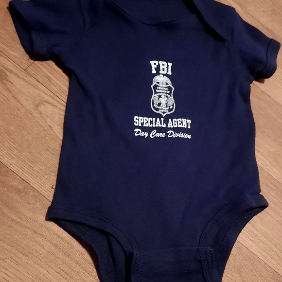 SOLD FBI Daycare Division Onesie - Picture 4 of 4
